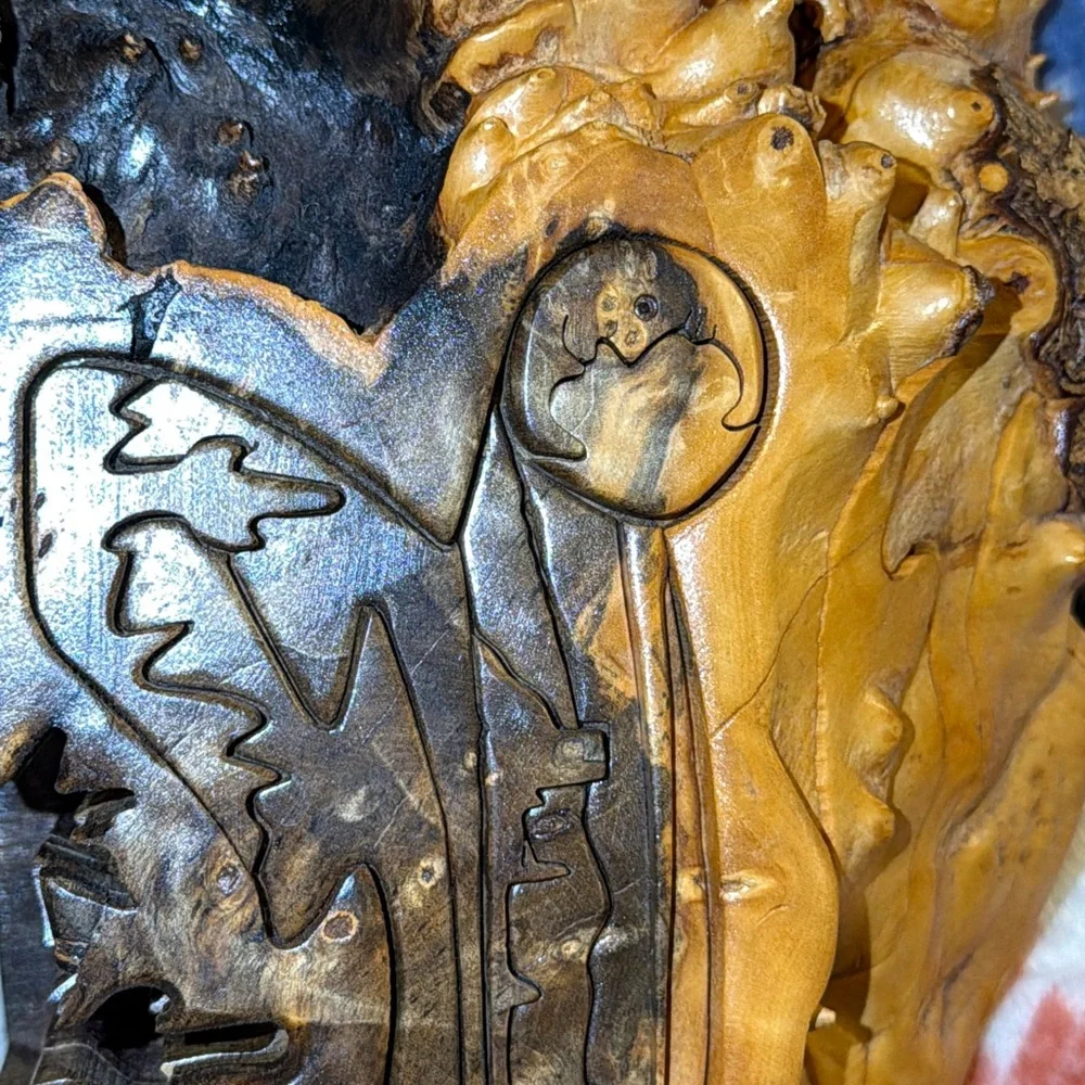 South Western Cowboy table art work puzzle box - Picture 12 of 12